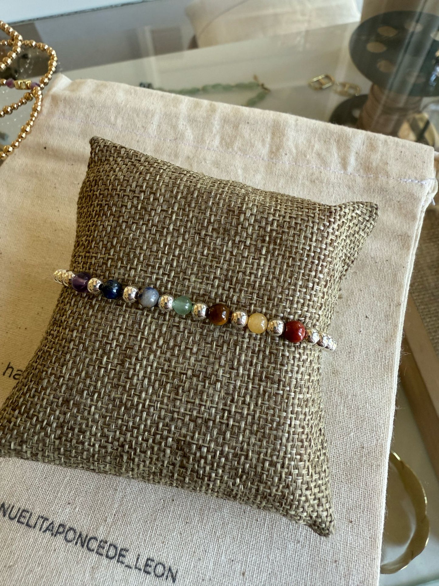 PRE ORDEN Pulsera 7 Chakras en Goldfilled