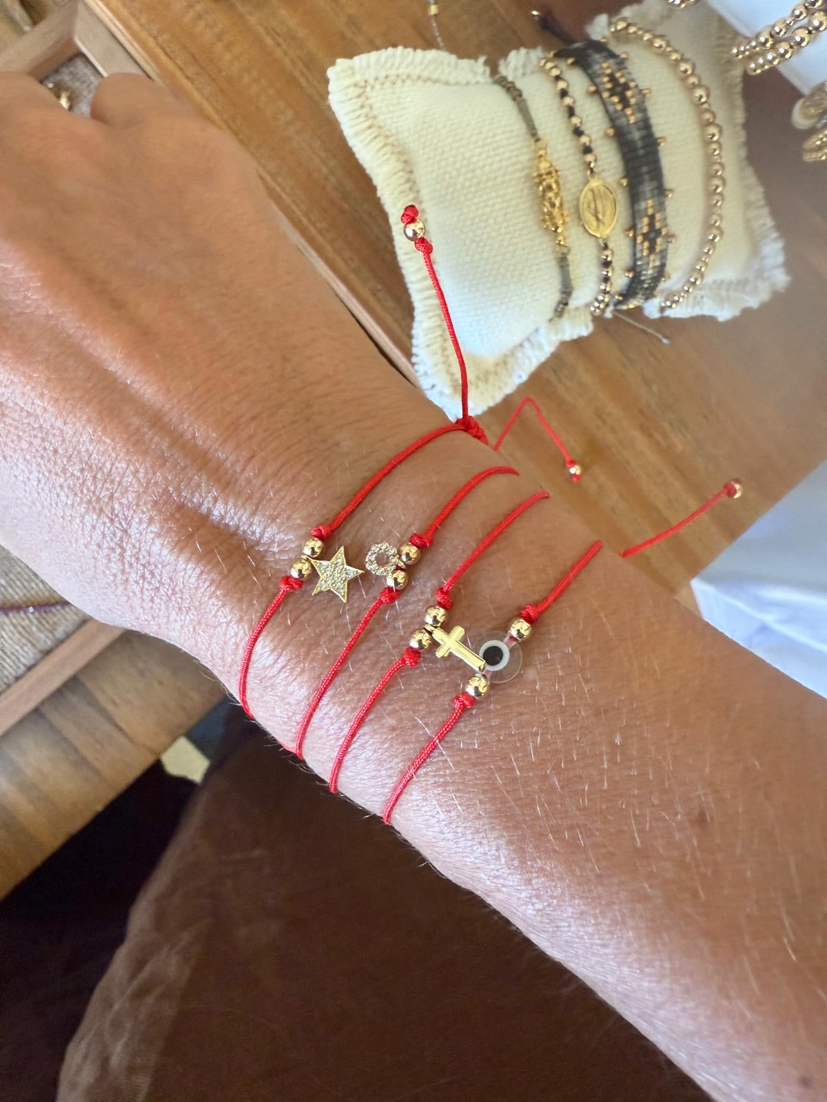PRE ORDEN Pulseras Hilo Rojo