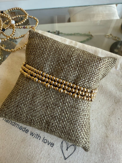 PRE ORDEN Set 3 Pulseras Goldfilled
