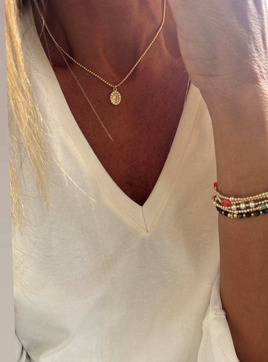 Collar Milagrosa Mini en Goldfilled
