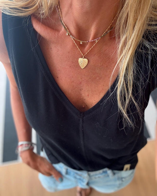 PRE ORDEN Collar Corazón en Goldfilled